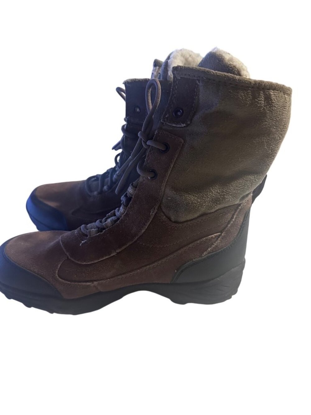 Ozark Trail brown lace up boots Baxter leather size 8.5